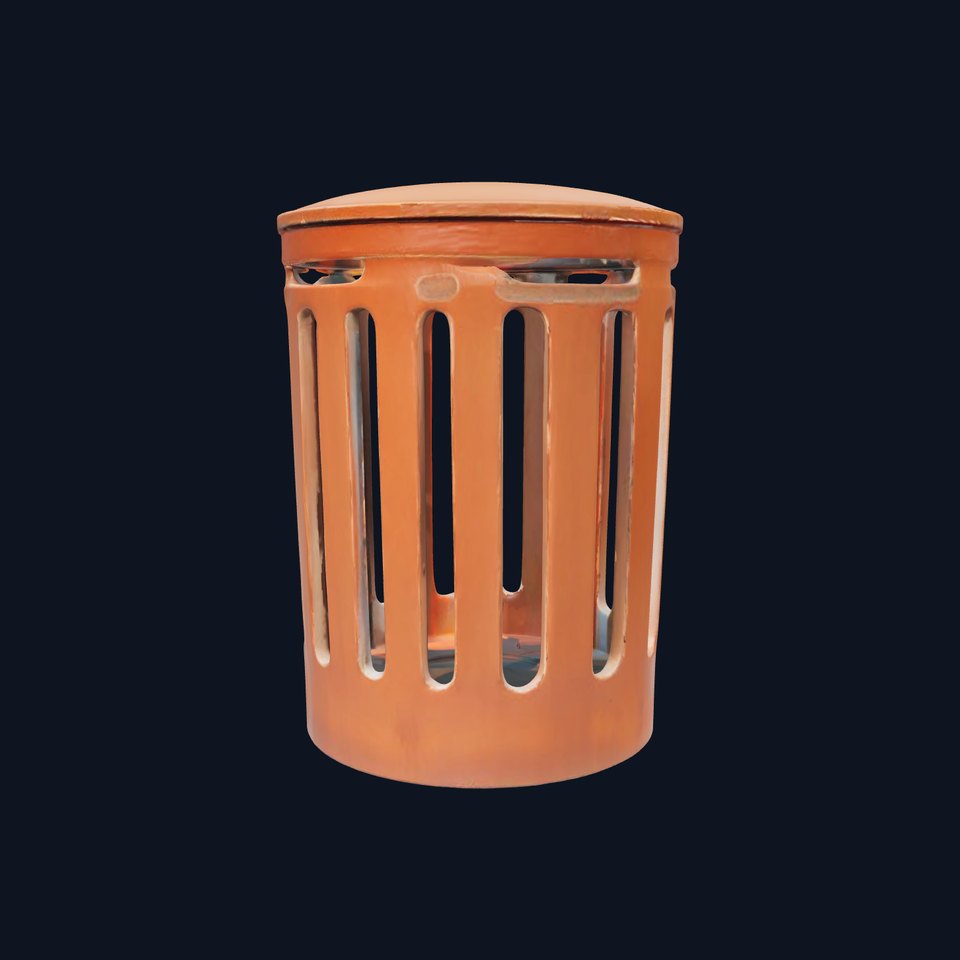 Outdoor Trash Bin Model Pack for Urban Environments